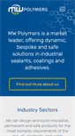 Mobile Screenshot of mwpolymers.co.uk